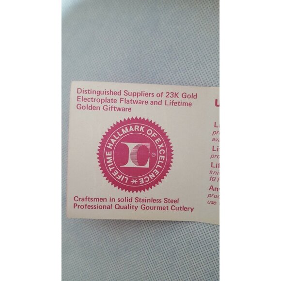 Sheffield English Blades 18 Piece Golden Prestige Cutlery Set Solid Stainless - Picture 10 of 11